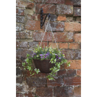 Hanging Basket 30cm - Purple & Yellow - image 2