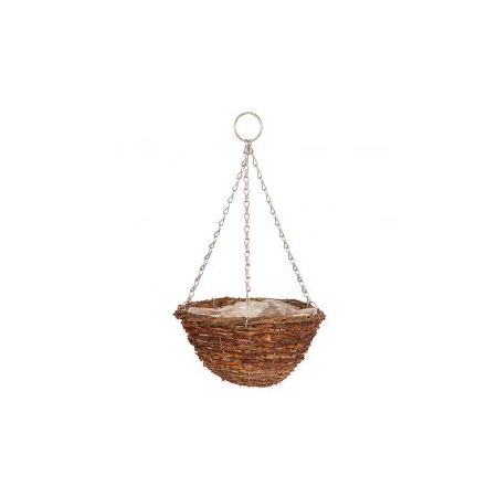 Hanging Basket Rustic 12In