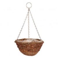 Hanging Basket Rustic 12In