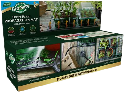 HEATED PROPAGATOR MAT VISIROOT GRO-SURE