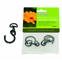 Heavy Duty Hanging Basket Swivel Hooks 2 Pack