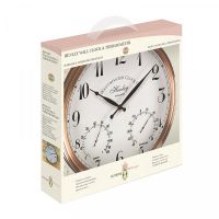 Henley Wall Clock & Thermometer 12In - image 3