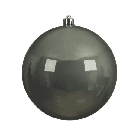 L Bauble Sage Green 20Cm Shatterproof - image 1