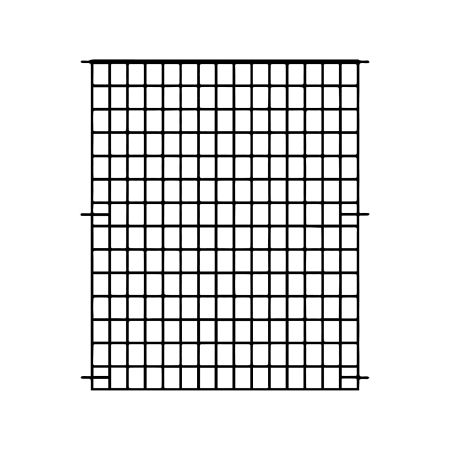 Large Fence Panel Grid Multi-Purpose Black - image 1