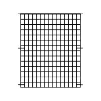 Large Fence Panel Grid Multi-Purpose Black - image 1
