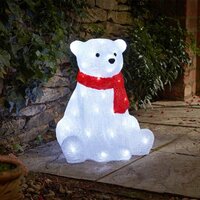 ACRYLIC POLAR BEAR 44cm