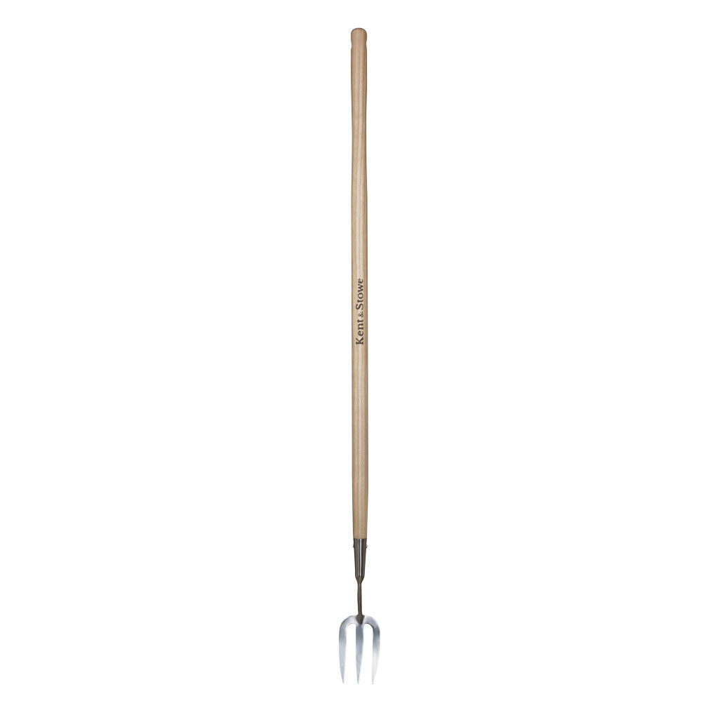 Long Handled Fork Stainless Steel K & S Thirsk Garden Centre