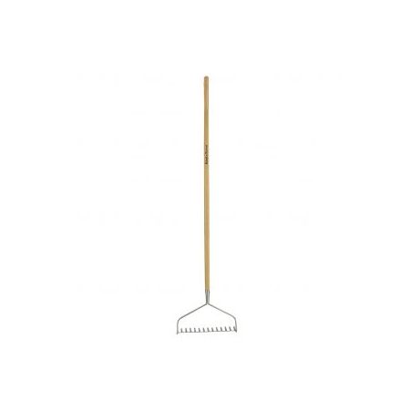 Long Handled Soil Rake Stainless Steel - image 1