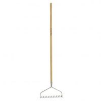 Long Handled Soil Rake Stainless Steel - image 1