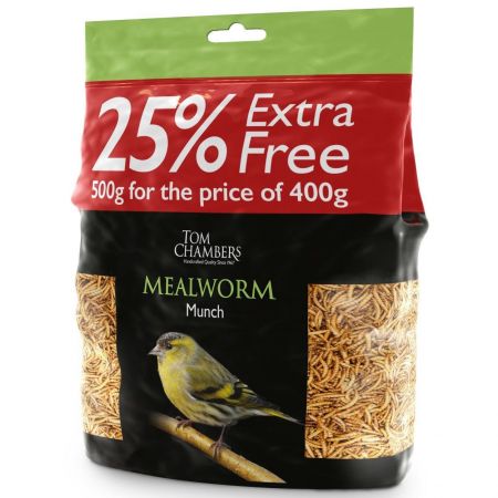 Mealworm Munch 400g + 25% extra