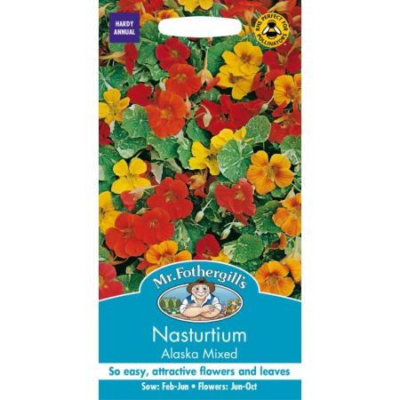 UK/FO-NASTURTIUM Alaska Mixed - image 1