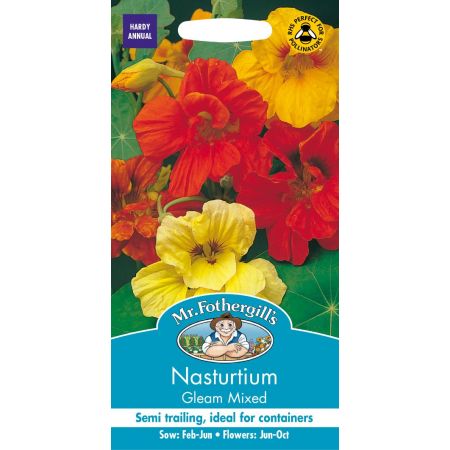 UK/FO-NASTURTIUM (Trailing) Gleam Mixed - image 1