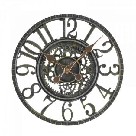 Newby Mechanical Wall Clock 12In – Verdigris - image 1
