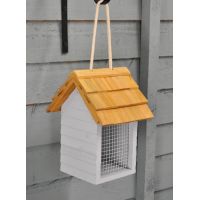 Nut Feeder Wooden Beach Hut - image 2