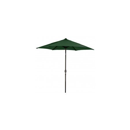 Parasol 2.2m Crank And Tilt Green Leisuregrow