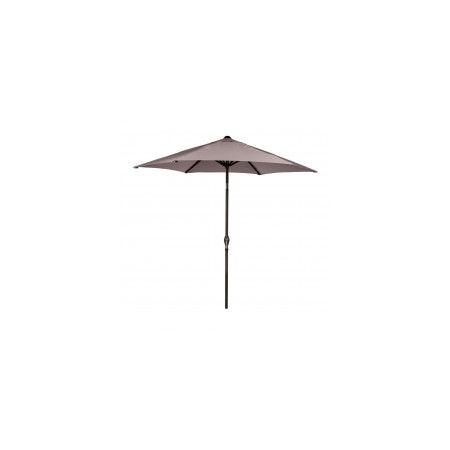 Parasol 2.2M Crank And Tilt Taupe Leisuregrow