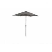 Parasol 2.2M Grey Crank & Tilt Leisuregrow