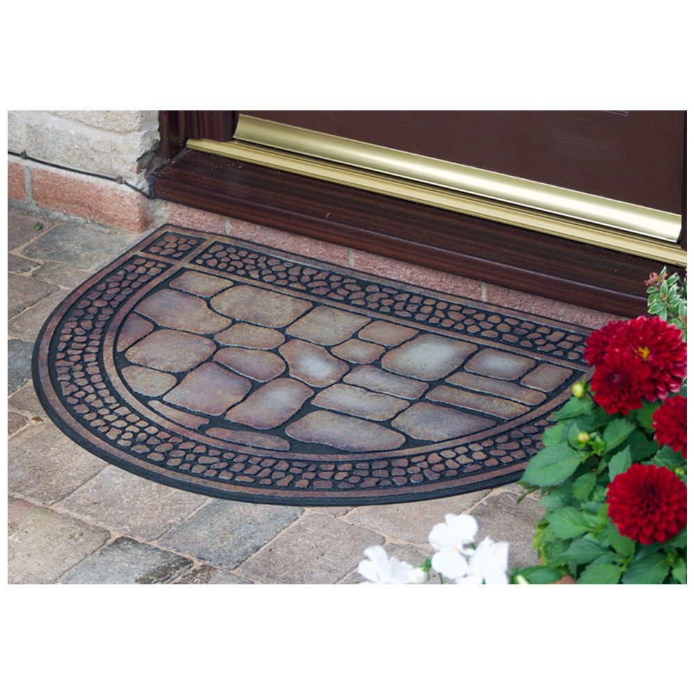 Pave & Pebble Half Round Doormat Thirsk Garden Centre