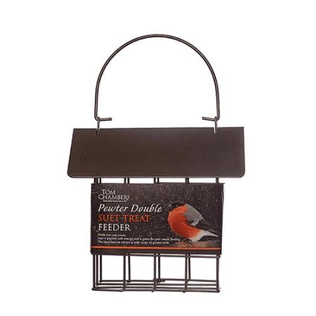 Pewter Double Suet Treat Feeder