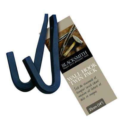 Blacksmith Wall Hooks Twin Pack