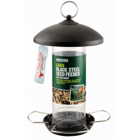 Black Steel Seed Feeder Large