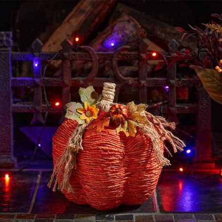 RAFFIA PUMPKIN XL