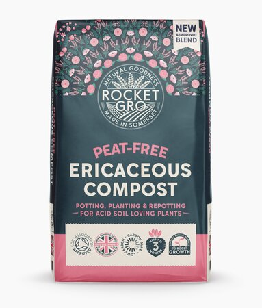 ROCKET GRO ERICACEOUS COMPOST PEAT FREE 40LT