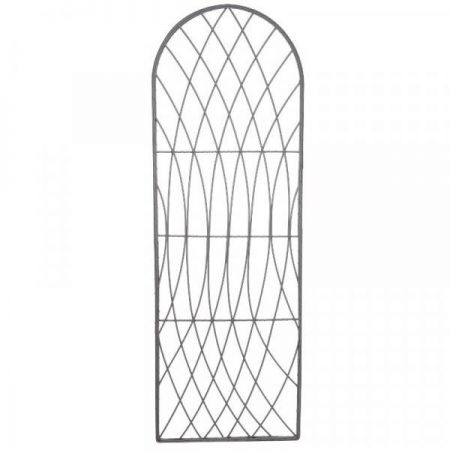 Rot-Proof Faux Willow Trellis Rounded 1.2m x 0.45cm - Slate