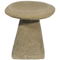 Rustic Staddle Stone Bird Bath