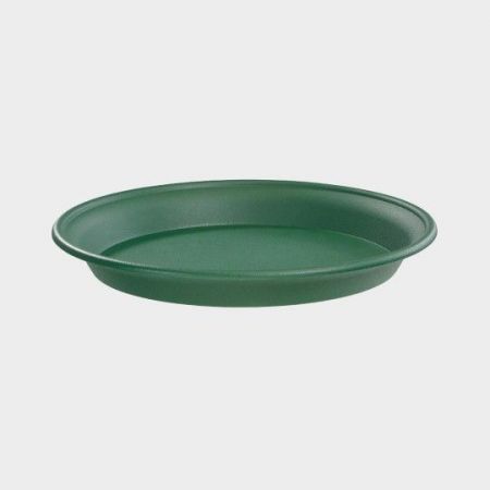 Saucer 25Cm Green