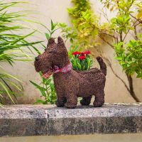 Scottie Rattan Planter - image 2