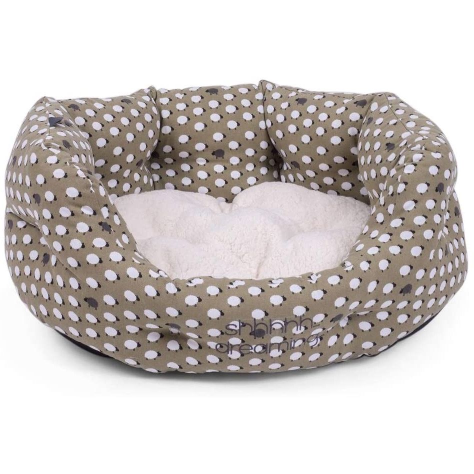 large oval dog bed