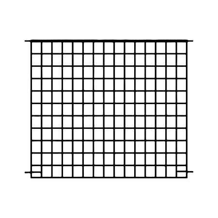 Small Fence Panel Grid Multi-Purpose Black - image 1