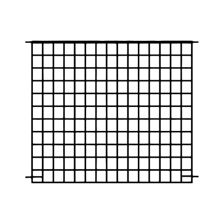 Small Fence Panel Grid Multi-Purpose Black - image 1