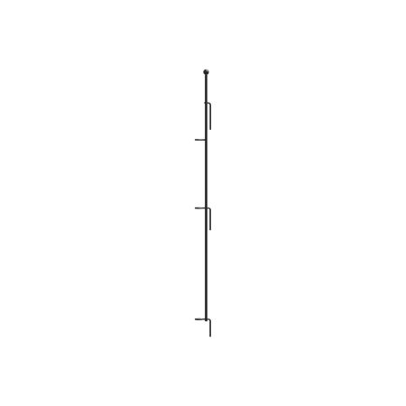 Small Latch Post Stake Fence Grid Multi-Purpose Black - image 1