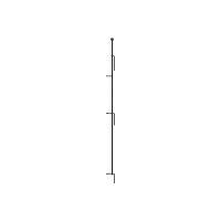 Small Latch Post Stake Fence Grid Multi-Purpose Black - image 1