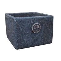 Square Planter Lava Graphite Medium