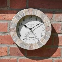Stonegate Wall Clock & Thermometer 10In - image 2