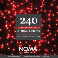 STRING LIGHTS 240 RED