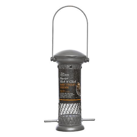 Suet Pellet Feeder Pewter Flick 'N' Click