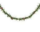 Tinsel Garland W/Berries Green 2.7M - image 2