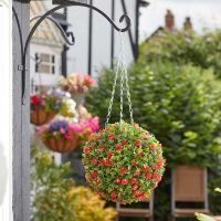 Topiary Red Rose Ball 30Cm - image 2