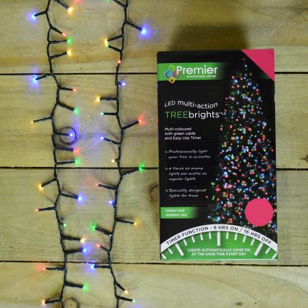 LED TREE BRIGHTS 1500 MULTI W/TIMER