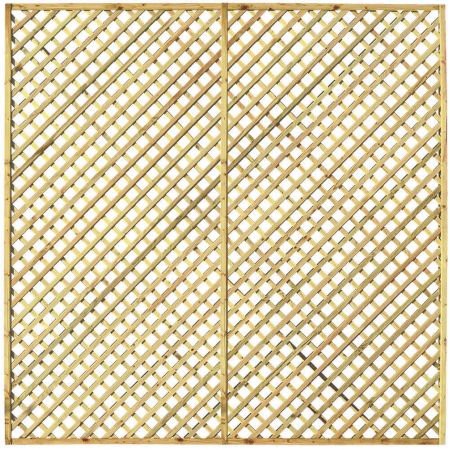 TRELLIS DIAMOND HILLSIDE 1.83M X 0.3M ZEST