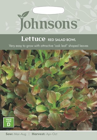 UK/JO-LETTUCE Red Salad Bowl