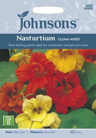 UK/JO-NASTURTIUM Gleam Mixed