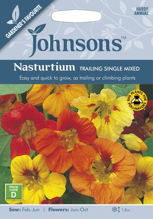 UK/JO-NASTURTIUM Trailing Single Mixed - image 1