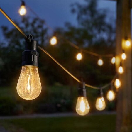 Vintage Festoon LV String Lights, Warm White - Set of 10