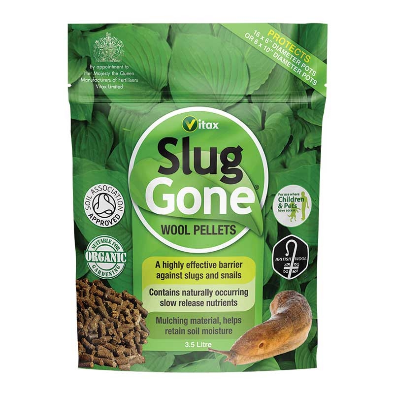 Vitax Slug Gone Wool Pellets 3.5 Litre Thirsk Garden Centre