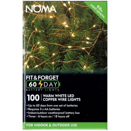 MICRO WIRE LIGHTS 100 WWHITE B O
